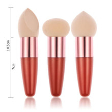 10.5x7cm Length 3PC Women Cosmetic Liquid Cream Foundation Concealer Sponge Lollipop Brush sponge makeup Anne