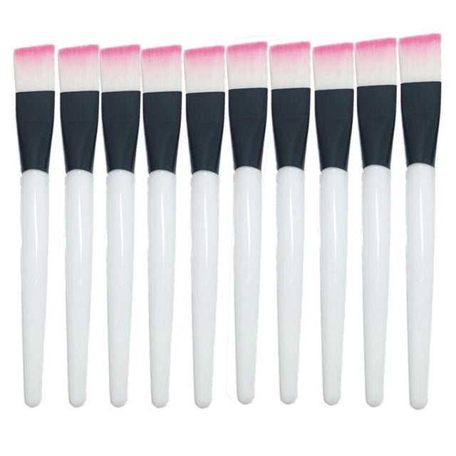 10 PCS Cosmetic Makeup Mask Brush Suitable for adjusting the facial mask,facial mask and so on pinceles maquillaje Anne