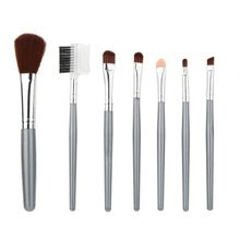 100% Brand New and high quality 1 Set/7 PCS Wood Makeup Brush Makeup Cosmetic Tools Beauty Brushes + 1x Bags 2017 Anne