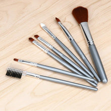 100% Brand New and high quality 1 Set/7 PCS Wood Makeup Brush Makeup Cosmetic Tools Beauty Brushes + 1x Bags 2017 Anne