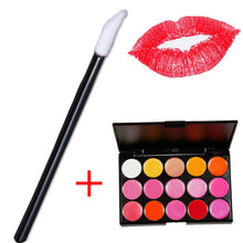 100 Pcs Disposable Lipstick Lip Brush + 15 Colour Contour Kit Makeup Lipstick Concealer Camouflage Neutral Palette
