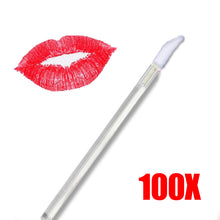 100 Pcs Disposable Lipstick Lip Brush + 15 Colour Contour Kit Makeup Lipstick Concealer Camouflage Neutral Palette