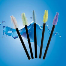 100 Pieces Multicolor Disposable Eyelash Mascara Brushes Makeup Brush Kit hard plastic Material eye makeup tools 2017 Anne