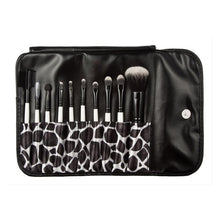 100% new and high quality! 10pcs Stone Pattern Markings Cosmetic Makeup Brush Brushes Set Kit brosse cheveux Anne