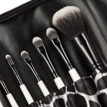 100% new and high quality! 10pcs Stone Pattern Markings Cosmetic Makeup Brush Brushes Set Kit brosse cheveux Anne