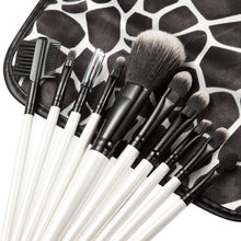 100% new and high quality! 10pcs Stone Pattern Markings Cosmetic Makeup Brush Brushes Set Kit brosse cheveux Anne