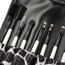 100% new and high quality! 10pcs Stone Pattern Markings Cosmetic Makeup Brush Brushes Set Kit brosse cheveux Anne