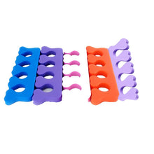 100 pcs Soft Finger Toe Separator Tool Nail Art Pedicure Manicure Nail art Tool Soft plastic material Material Anne