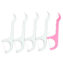 100pcs Dental Floss Interdental Brush Teeth Stick Toothpicks Floss Pick Plastic Tooth Picks