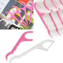 100pcs Dental Floss Interdental Brush Teeth Stick Toothpicks Floss Pick Plastic Tooth Picks