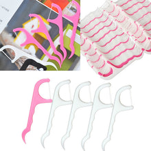 100pcs Dental Floss Interdental Brush Teeth Stick Toothpicks Floss Pick Plastic Tooth Picks