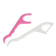 100pcs Dental Floss Interdental Brush Teeth Stick Toothpicks Floss Pick Plastic Tooth Picks