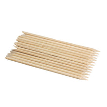100pcs Nail Art Orange Wood Stick Cuticle Pusher Remover for Manicures
