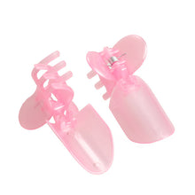 10PCS Plastic Nail Art Design Tips Cover Polish Shield Protector Clip Set Pink