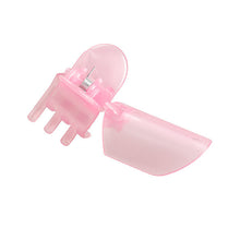 10PCS Plastic Nail Art Design Tips Cover Polish Shield Protector Clip Set Pink