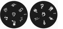 10Pcs 100% Brand New Nail Art Stamping Plate Image Plate Stamp Template