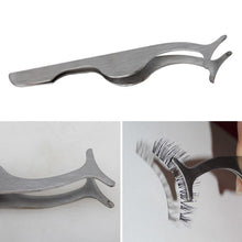 10pair Makeup Party False Eyelashes Eye Lashes + Auxiliary Clip Tweezers Stainless Tools