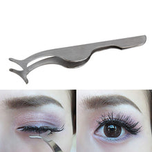 10pair Makeup Party False Eyelashes Eye Lashes + Auxiliary Clip Tweezers Stainless Tools