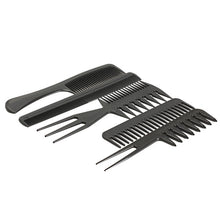 10pcs Comb Make Up Comb Professional Hair Combs Anti-static Hairbrush black