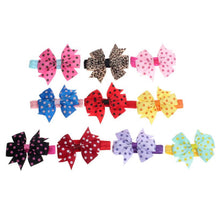10pcs Dot Elastic Hair Bands Cute Bowknot Hair Elastic Girls Accessories Korean Hair Accesories Elastique Cheveux#121