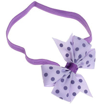 10pcs Dot Elastic Hair Bands Cute Bowknot Hair Elastic Girls Accessories Korean Hair Accesories Elastique Cheveux#121