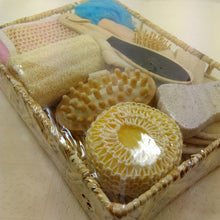 10pcs Exfoliating SPA Clean Body Showering Body Wash Bath Ball Massage Comb Sponge Pumice Stone Box Set