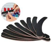 10pcs Half Moon Nail Art Sanding Files Buffer Block Manicure Pedicure Tools Sand Paper Nail File Styling Tools