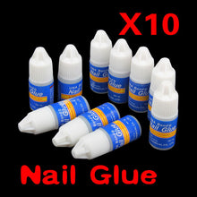 10x 3g False Nail Art Decoration Tips Fast Drying Acrylic Glue Manicure