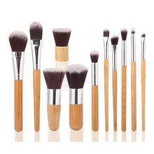 11pcs Makeup Brush Set Cosmetics Tools Powder Blush Make Up Brushes+15 Concealer Camouflage Facial Cream Neutral Palette