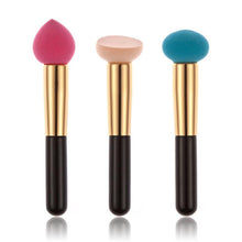 12.5 X13.5cm As shown here Women Cosmetic Liquid Cream Foundation Concealer Sponge Lollipop Brush foundation brush 2017