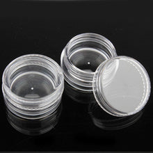 12 Nail Art Powder Paillette Rhinestone Empty Storage Pot Box case Plastic