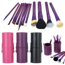 12 Pcs Women Professional Makeup Brush Set+Cup holder Cosmetic Brushes For Makeup Makeup Brush Tools Kits
