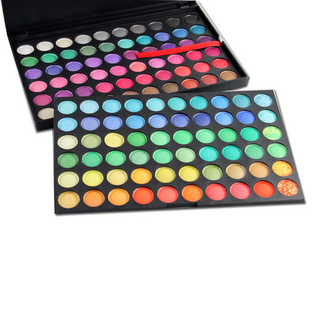120 Colors Eyeshadow Compact Cosmetics Case Make-up Box