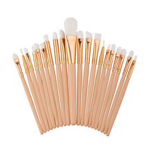 15.5*10*1.5 cm 20PCS Make Up Foundation Eyebrow Eyeliner Blush Cosmetic Concealer Brushes Used with Powder maquillage Anne