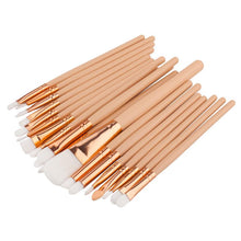 15.5*10*1.5 cm 20PCS Make Up Foundation Eyebrow Eyeliner Blush Cosmetic Concealer Brushes Used with Powder maquillage Anne