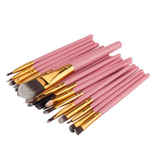 15.5*10*1.5 cm Horse hair 20Pcs Mini Cosmetic Eyebrow Eyeshadow Brush Makeup Brush Sets Kits Tools Anne