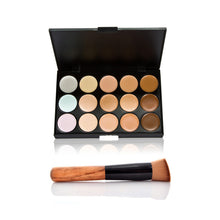 15 Color Fashion Women Professional Makeup Cosmetic Contour Concealer Palette Make Up+Concealer Brush