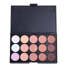 15 Colors Concealer Pressed Powder Make-up Foundation Grooming Cream