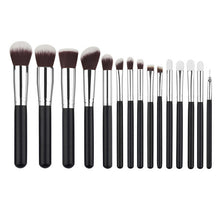 15pcs Makeup Brushes Powder Foundation Eyeshadow Concealer Eyeliner Lip Brush Tool Premium Kit Set
