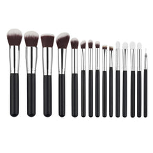 15pcs Makeup Brushes Powder Foundation Eyeshadow Concealer Eyeliner Lip Brush Tool Premium Kit Set