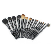 15pcs New Fashion Professional Curves Makeup Brushes Set Foundation Blusher Powder Eyeliner Brush