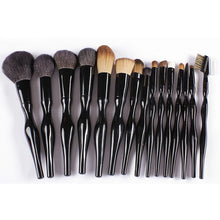 15pcs New Fashion Professional Curves Makeup Brushes Set Foundation Blusher Powder Eyeliner Brush