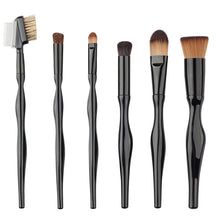 15pcs Synthetic Hair Curves Hanlde Makeup Brushes Set Kits Eyebrow Eyeliner Powder Foundation Brush Tool