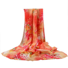 160*50cm 2016 Summer Print Chiffon Scarf Big Size Square Scarf Women Wrap Beach Cover Up Female womens scarfs fashionable YLYL