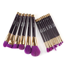 18 * 16 * 4 Hot Fashion Novelty 15PCS Cosmetic Makeup Brush Makeup Brush Eyeshadow Brush nylon wool Material Anne