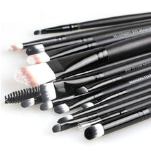 18.5cm-13.2cm/7.28"-5.20"(Approx.) Nylon Material 20 Pcs Pro Makeup Set Powder Foundation Eyeshadow Eyeliner Lip Cosmetic Brush