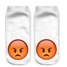 1Pair Wink 3D Boat Socks Digital Print Unisex Couple Breathable Stretchy Socks 2016 happy socks Lover Gifts#3530