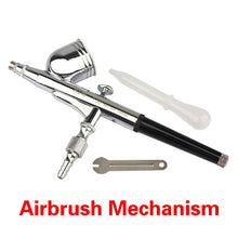 0.3mm Nail Art Tip Dual-Action Gravity Airbrush Paint Conditioning Spray