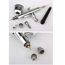 0.3mm Nail Art Tip Dual-Action Gravity Airbrush Paint Conditioning Spray