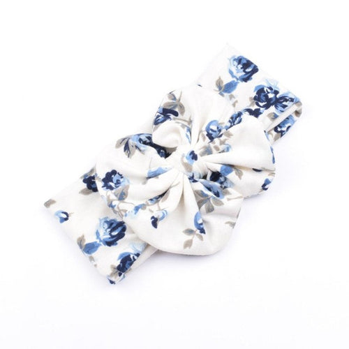 1 PCS 2016 Fashion Baby Girls Bow Knot Elasticity Girls Headband Cotton Children Baby Hair Accessories 3 Colors YL